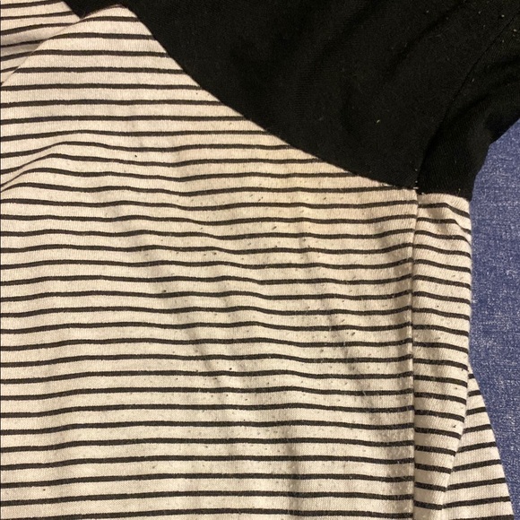 Black and White Striped Women's Top - Picture 7 of 7